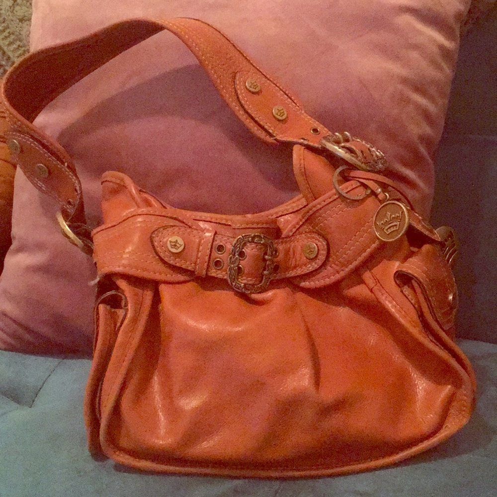 Tan Gianni Bini Bucket Bag